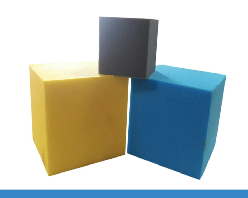 Módulos de espuma de diferentes colores para múltiples aplicaciones
